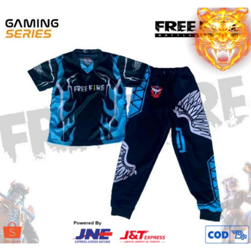 Celana ff BNL Free Fire Gaming Pria Anak dan Dewasa Calca Angelica Malaikat Heroic Angel FF103