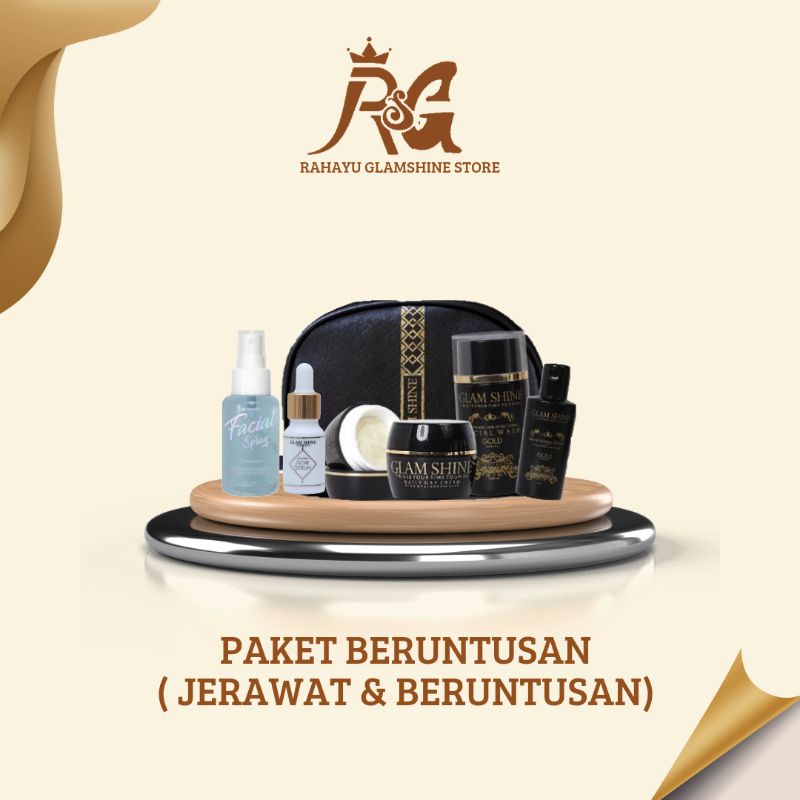 Glamshine Paket Beruntusan / Kosmetik glamshine / Glamshine kosmetik / Glamshine original / Glamshin