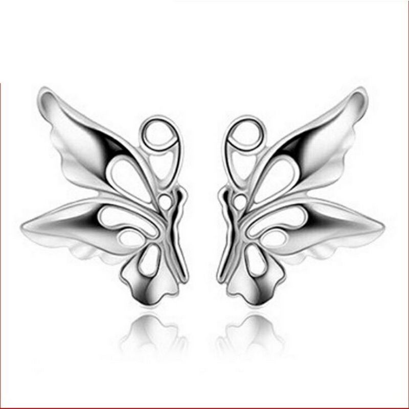 S925 Anting Wanita Perak Murni