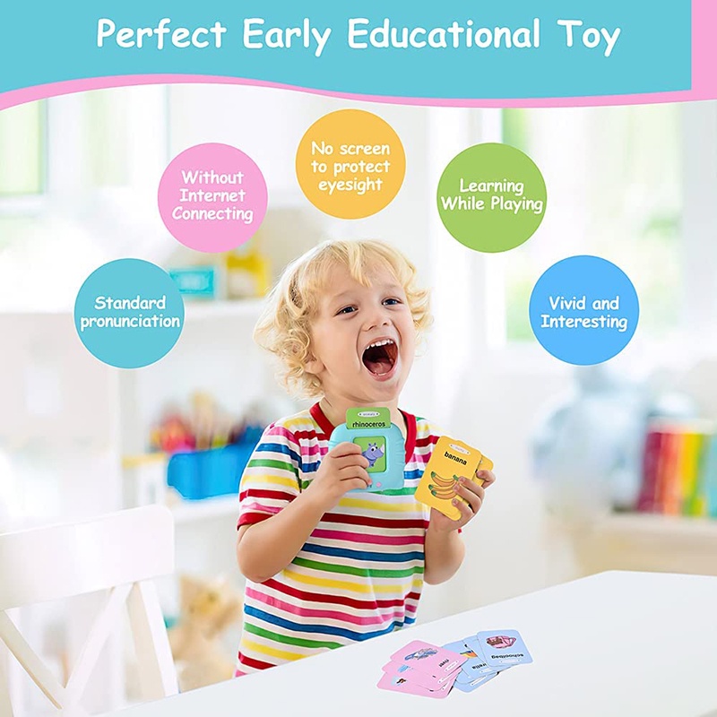 Card Early Education Bilingual Device / Kartu Pintar Bahasa Inggris + Mandarin, Mesin Edukasi Pintar, Kamus Bahasa Chinese dan English