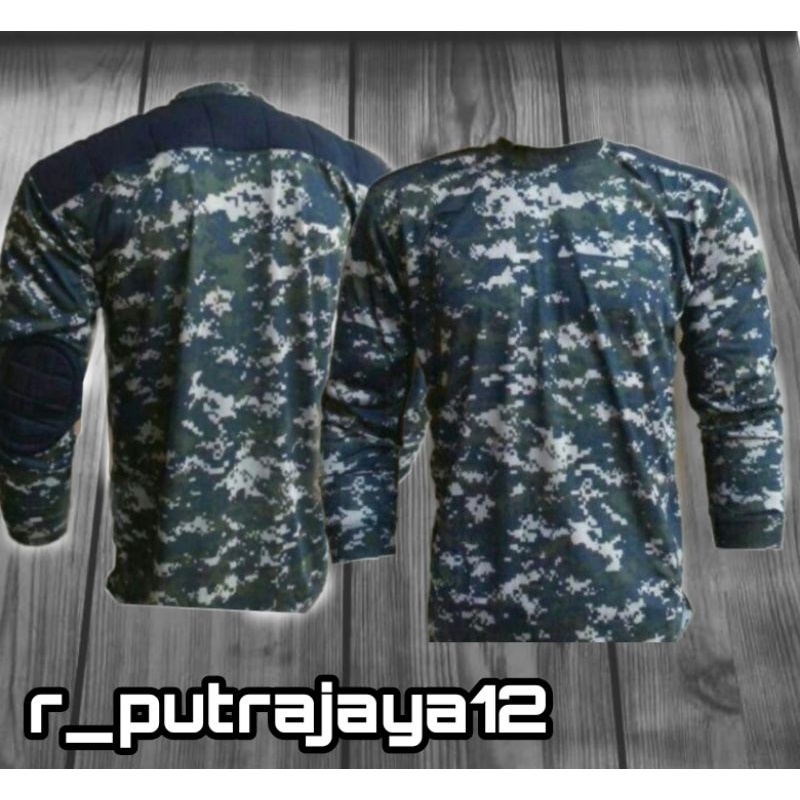 KAOS T-SHIRT PANJANG LORENG nevysyal pANJANG LORENG ARMY/KAOS  PANJANG DECKER LORENG