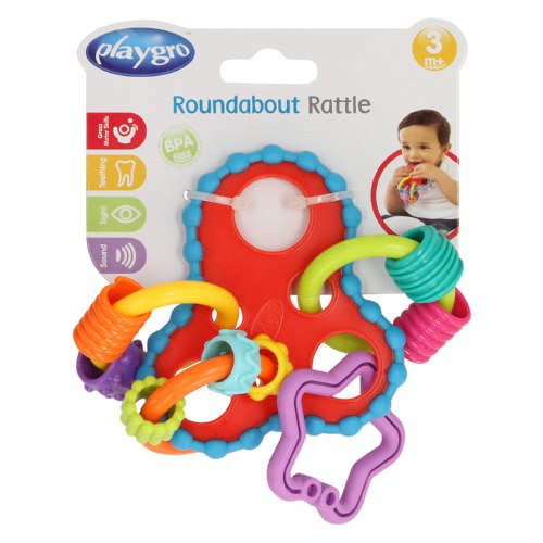 Playgro Roundabout Rattle Teether 4083818