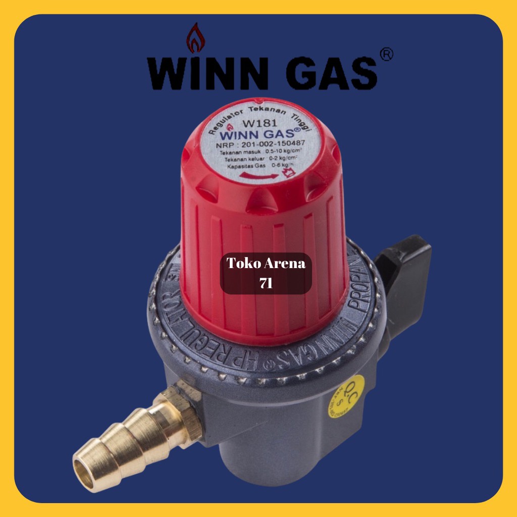 Regulator Winn Gas Non Meter Tekanan Tinggi W181 Nm