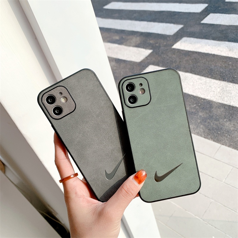 Case Pelindung Bahan Kulit Rusa anti Jatuh Untuk iphone 13 12 pro max 12mini 11pro max Xs max XR 7 8 Se 2020 7plus 8plus