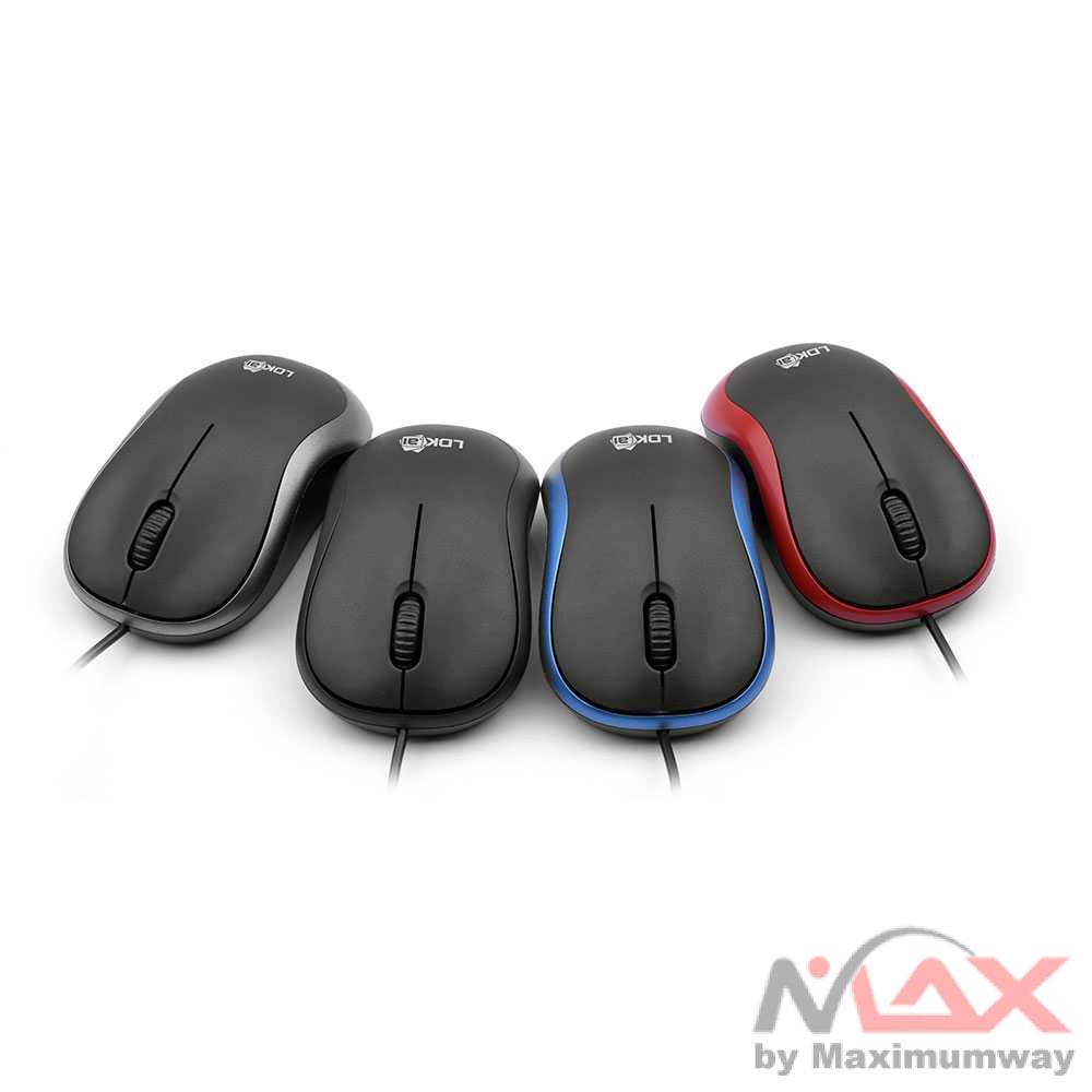 LDKAI Original Mouse Wired Optical - D1 Mouse kabel Bermutu 800 DPI Compatible Android Windows IOS Linux Mac