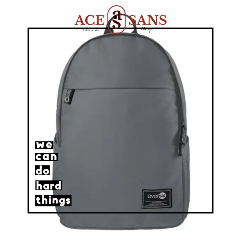 Eversac Neo III Grey I Tas Eversac I Tas Sekolah I Tas I Tas Punggung I Tas Pria I Tas Wanita
