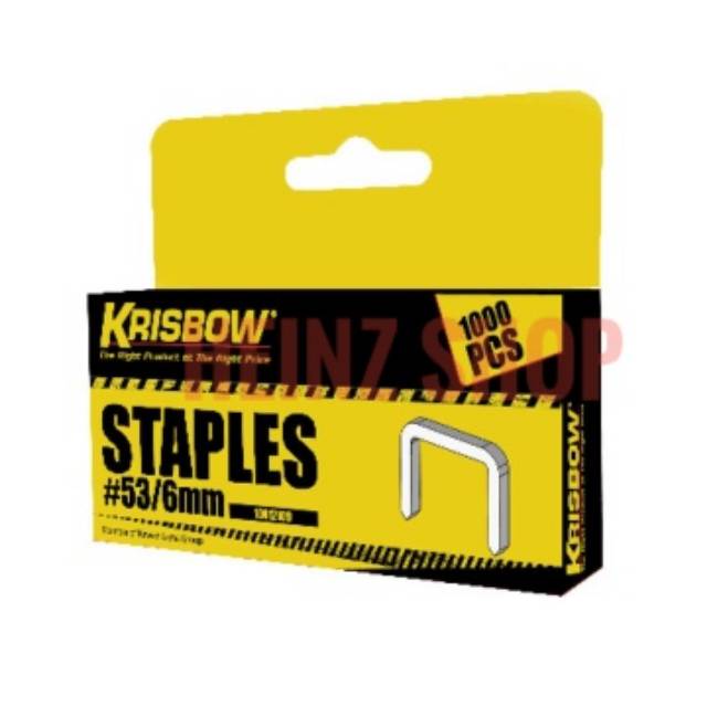 

Krisbow Isi Ulang Staples Staples 53 / 6 mm 1000 pcs