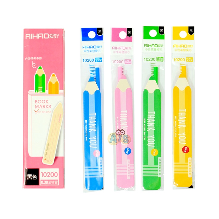 

Isi Pulpen Gel dan Pembatas Buku 0.38mm