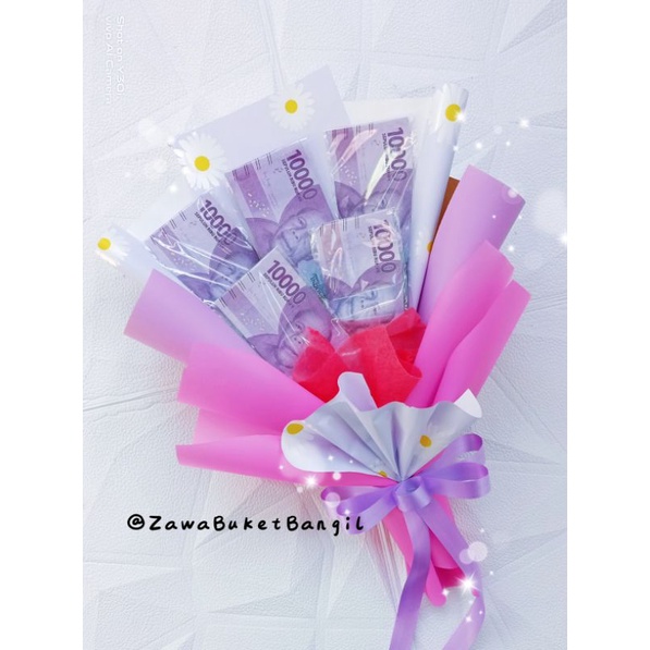 buket uang 5 lembar