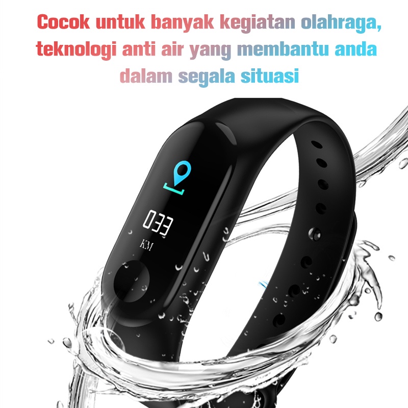 Jam Tangan Smart Watch Digital Fitnes Tracker