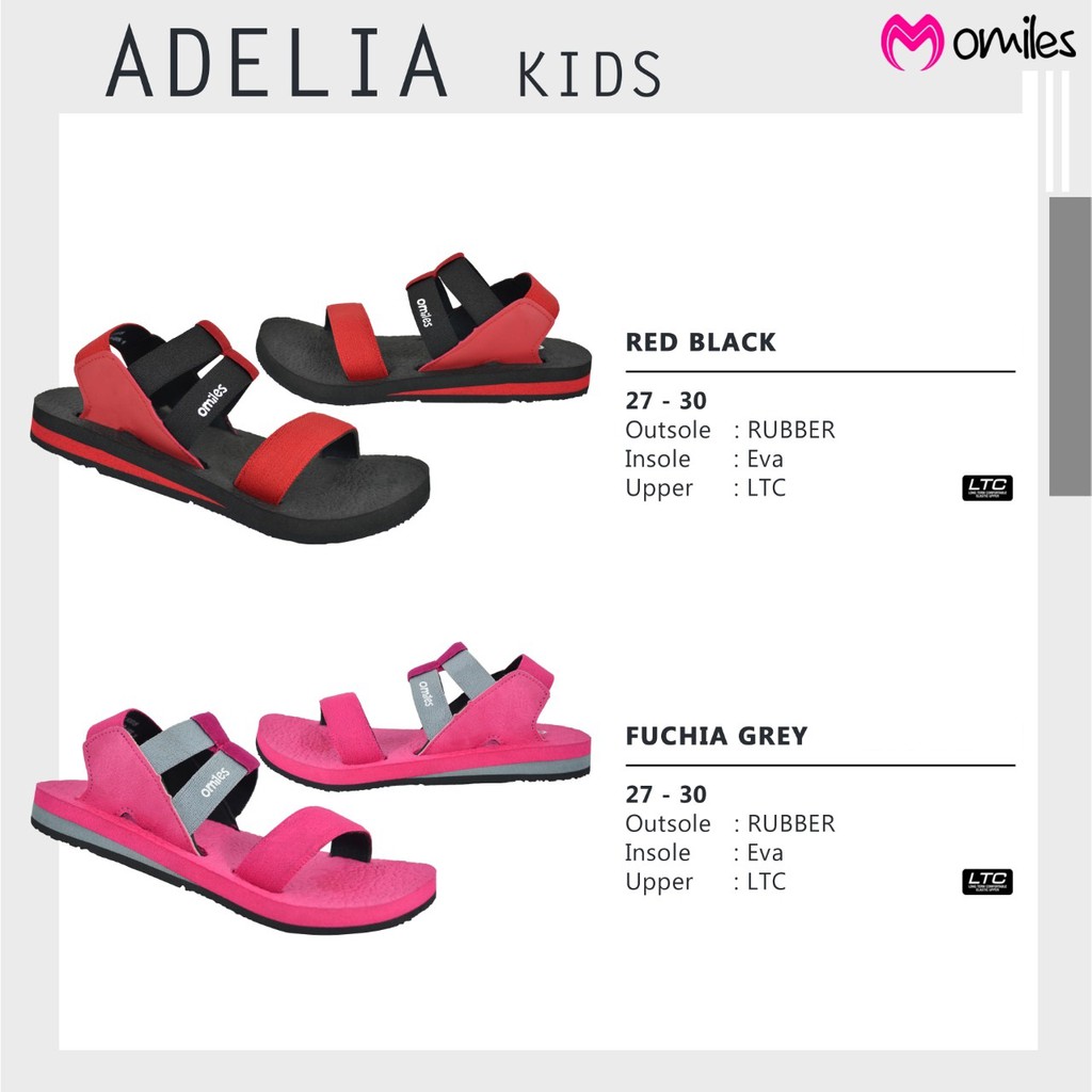 RE-STOK SANDAL OMILES Sandal Anak OMILES Sandal ADELIA KIDS