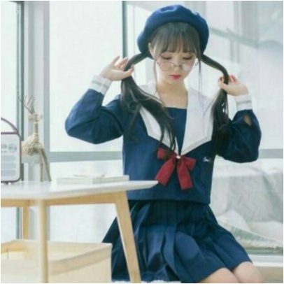 READY STOCK Seifuku (Ky003) High Quality -Japan Korean uniform cosplay photoshot seragam sekolah Jepang