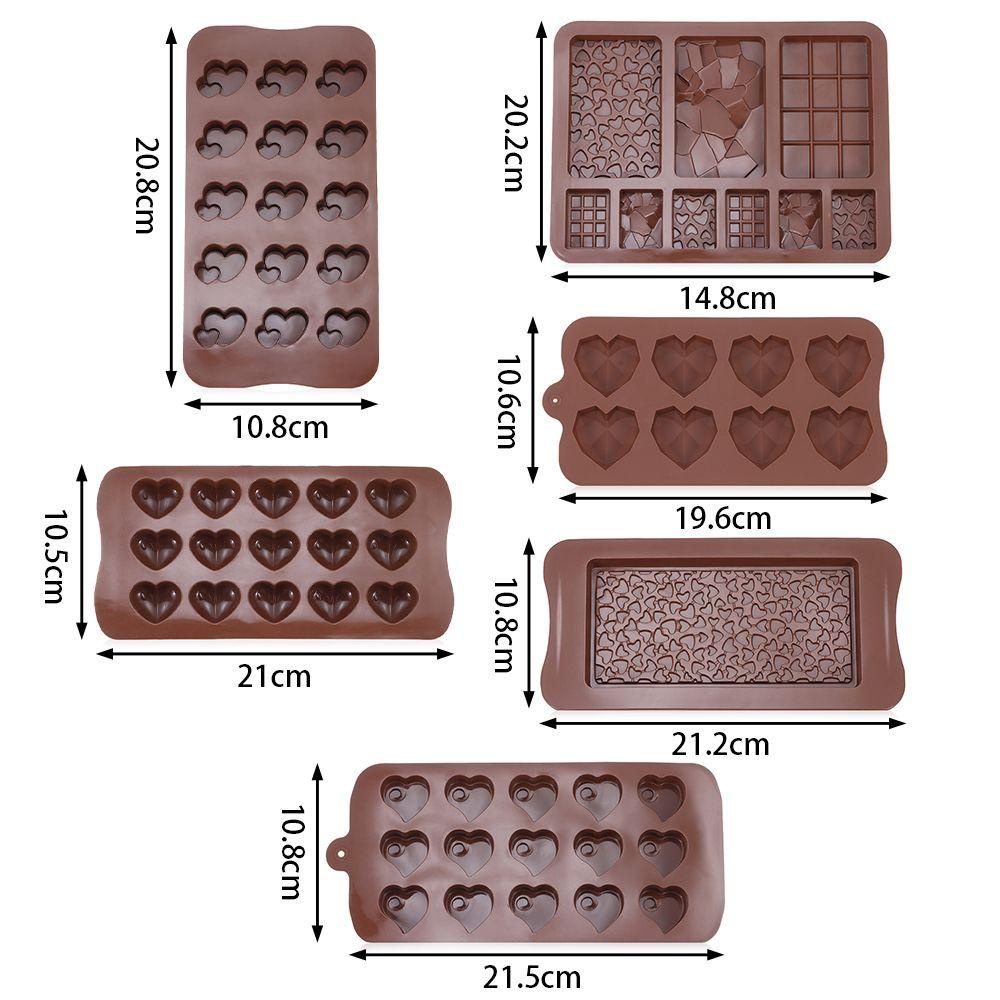 Solighter Cetakan Silikon Coklat Roti Bakeware Fondant Baking Molds