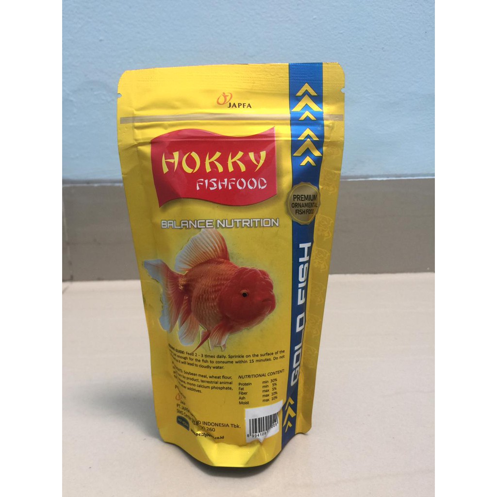 Hokky FishFood Makanan Pelet ikan 100gr Tipe Ngapung