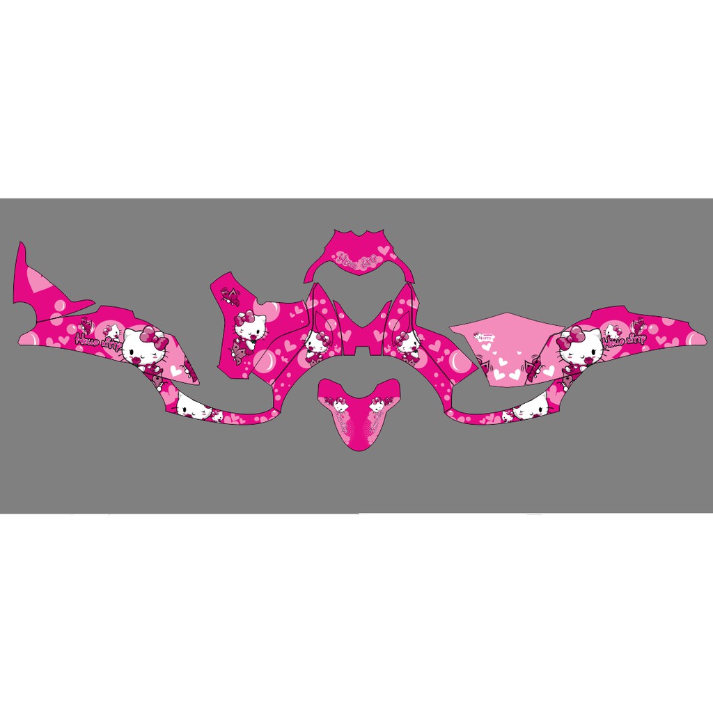Decal Stiker FIno Decal Fino Stiker Fino Decal Fino Grande Stiker Fino 125 Full Body Hello Kitty