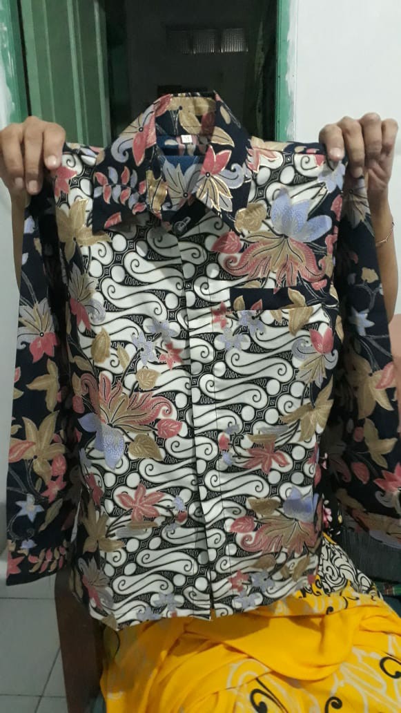 Sb Collection Atasan Kemeja Rino Lengan Panjang Batik Anak Laki-laki