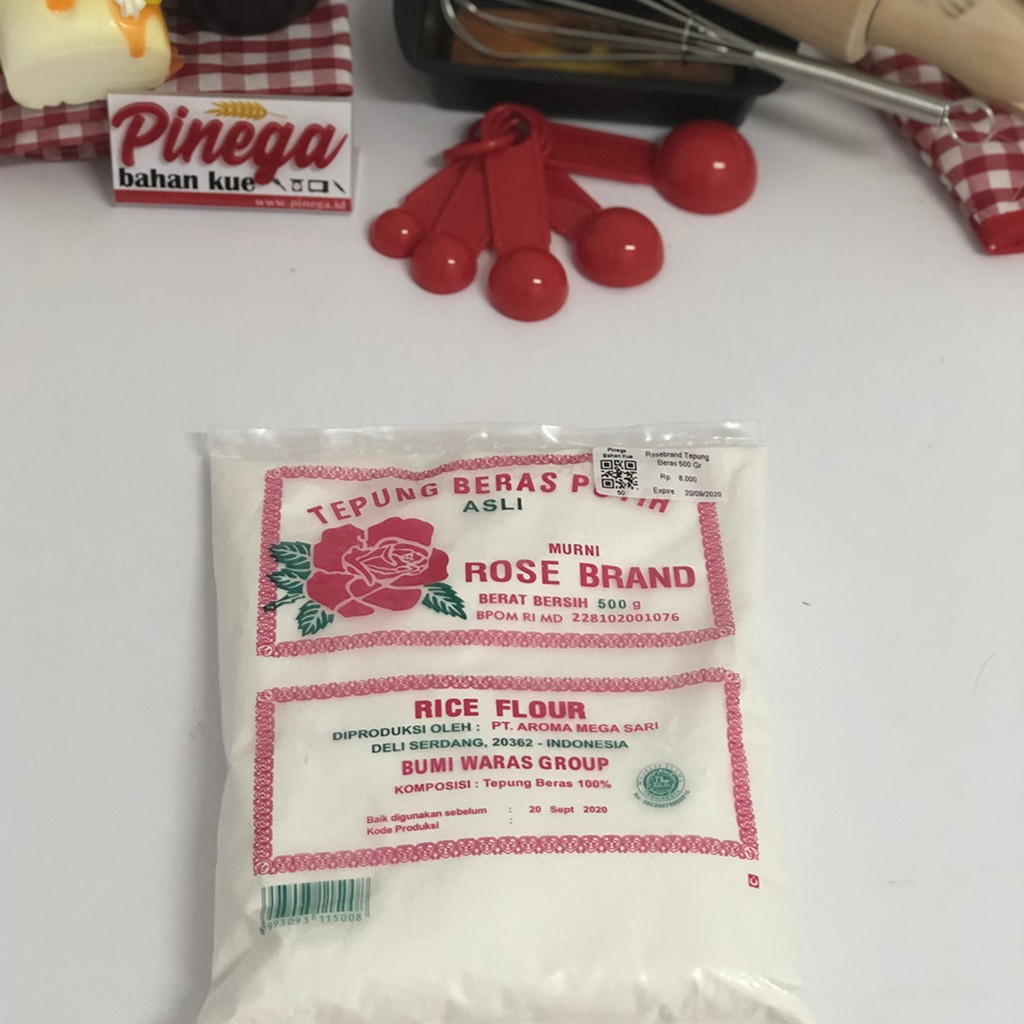 

Tepung Beras Putih Rosebrand 500Gr