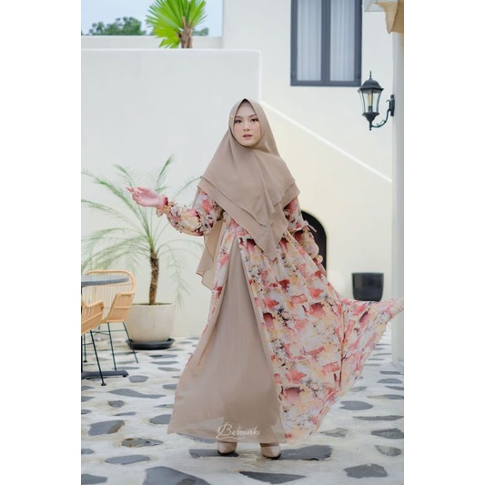 GAMIS SET KHIMAR SYARI ORIGINAL BERMERKS HIJAB SYAR'I PREMIUM JUBAH MUSLIM CADAR NIQOB SYARI BAJU WA