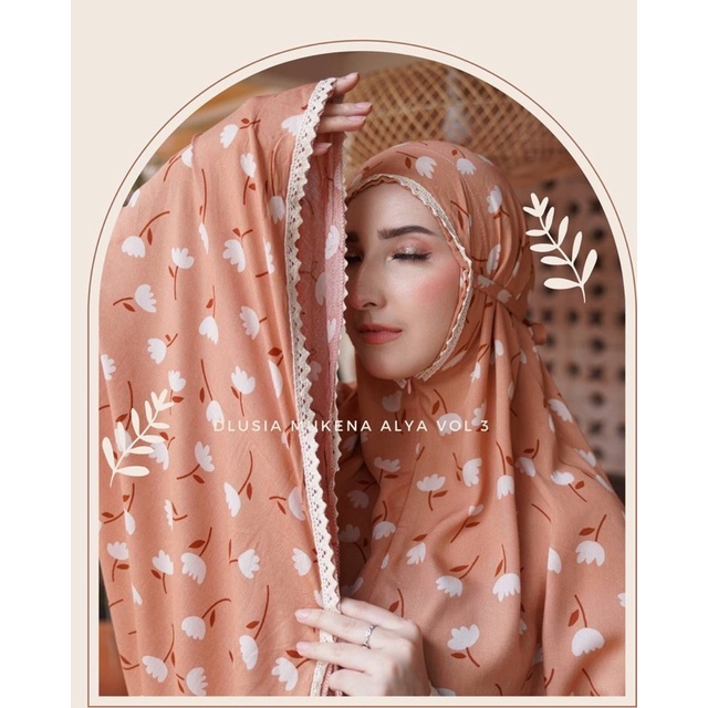 Mukena Arab Dlusia Jumbo ALYA Limited Mukena Dewasa By dlusia