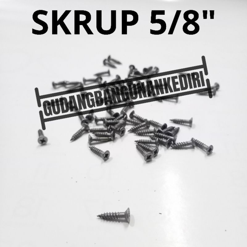 skrup 5/8&quot; sekrup 5/8inch