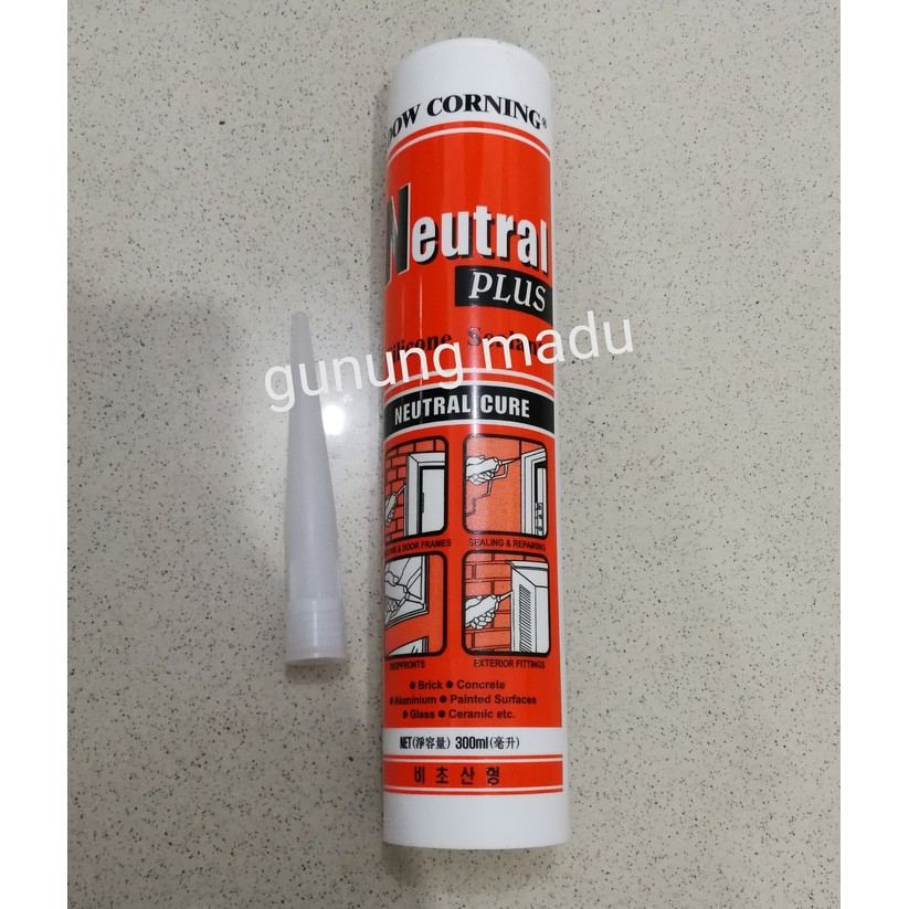 

LEM KACA DOW SIL NETRAL PLUS CLEAR / LEM SILICONE SEALANT NEUTRAL