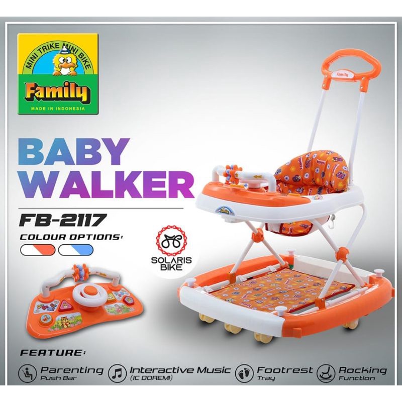 Kereta Dorong Anak Baby Walker Family 211Q FB 2116 FB 2117