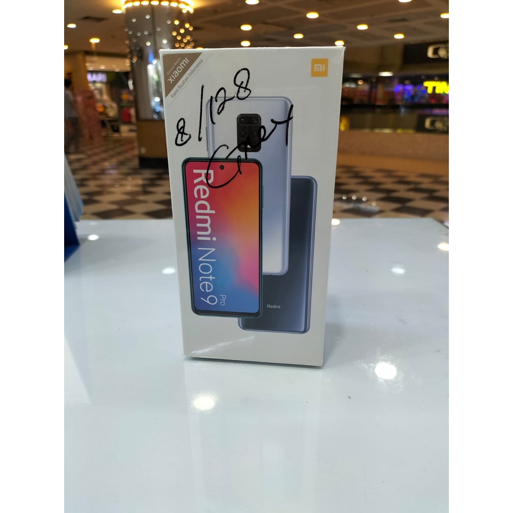 HP Xiaomi Redmi Note 9 Pro 8GB / 128GB Gray New Garansi Resmi Xiaomi