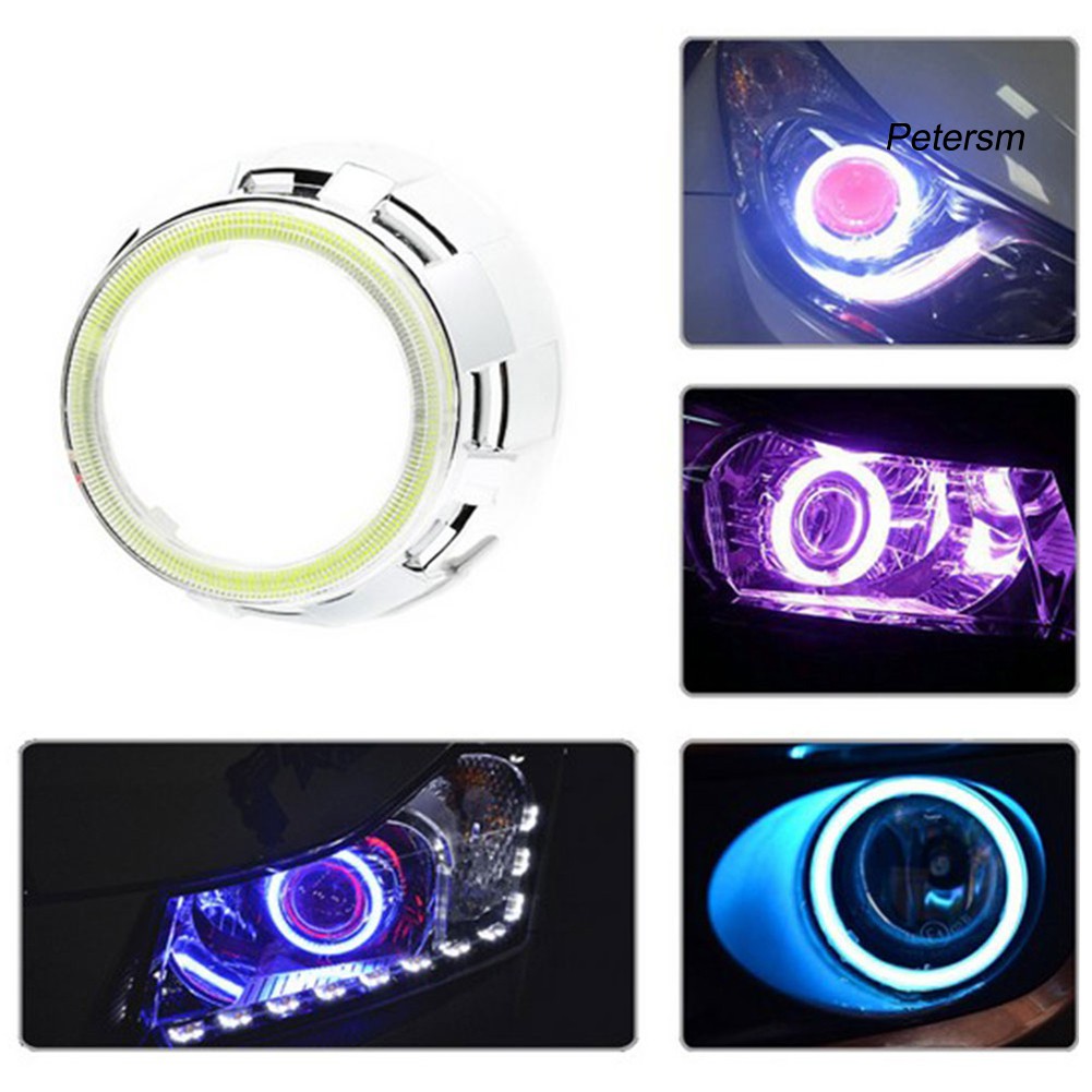 Rxx60Mm - 120mm Lampu Led Cob Angel Eye Ring Untuk Headlight Mobil Universal