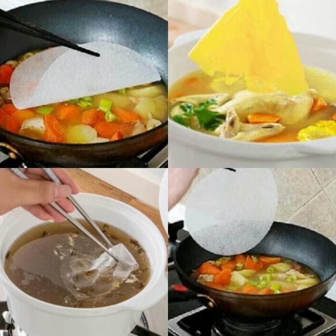 Siap Kirim Kertas Penyerap Minyak / Oil Filter Paper Dapur Masak Gorengan Dokter Dijamin Ori