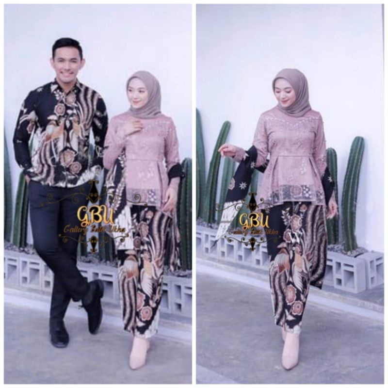 Kebaya Couple Modern Kebaya Tunangan Lamaran Wisuda Terbaru 2021