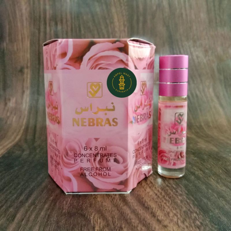 Parfum Nebras Satu Box Isi 6 Pcs - Supermade