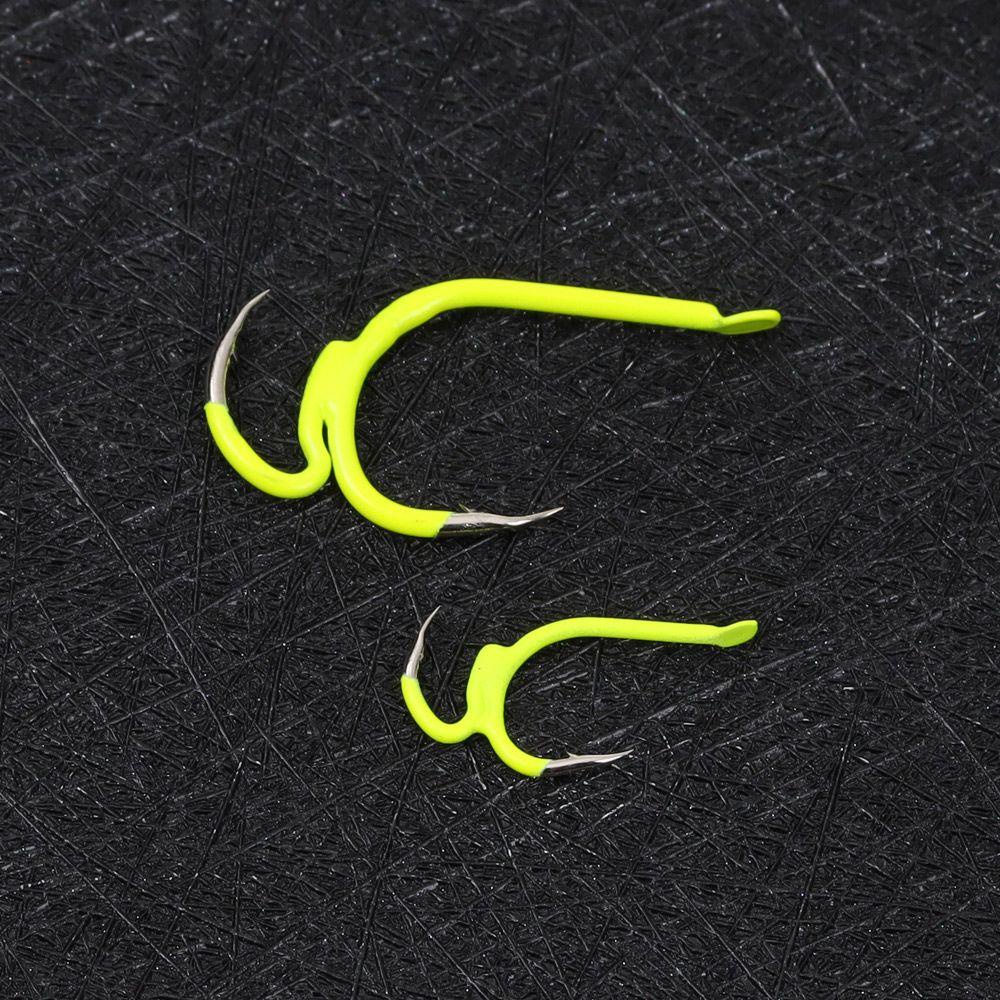 Wonder 10pcs/set Fishhooks Tajam Memancing Laut Kait Pertarungan Baja Karbon Tinggi