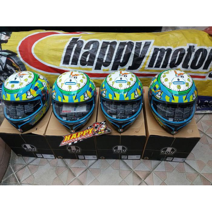 HELM AGV K3 SV WAKE UP EUROFIT NON SNI ORI ITALY DUAL VISOR,ANTIFOG