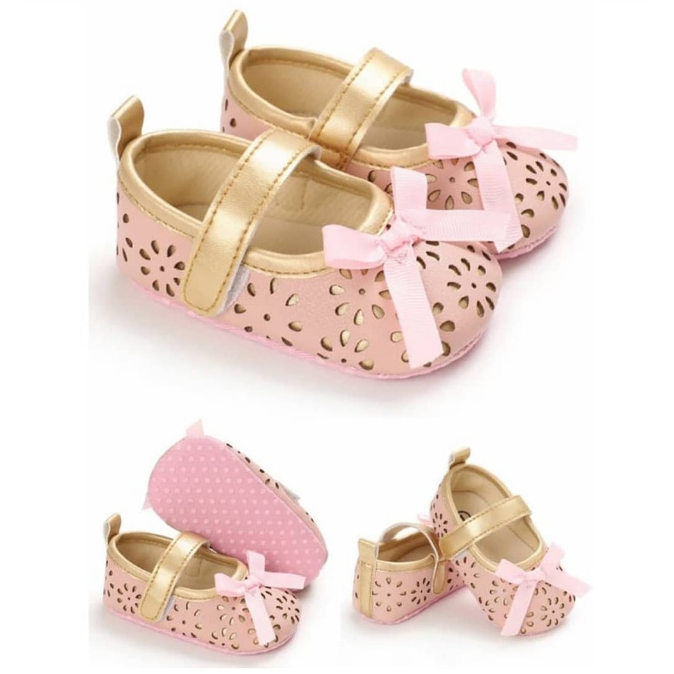 Sepatu Bayi Prewalker Pita Bolong