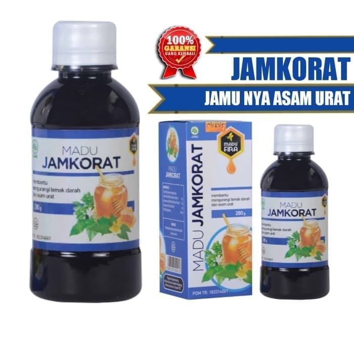 Madu JAMKORAT Menurunkan Mengobati ASAM URAT Kolesterol ASLI Diabetes Lancar BAB ORIGINAL BPOM