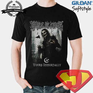 Kaos Band Black Metal Pria /  Original Gildan - Cradle Of Filth