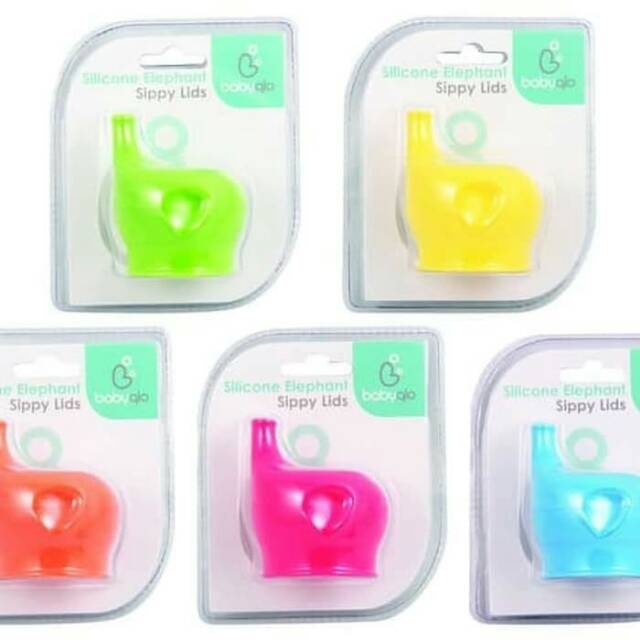 Babyqlo Silicone Elephant Lid Y1   /BABYQLO Silicone Elephant Sippy Lid BQ CL 9007