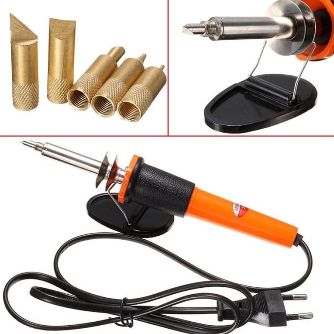 

Solder Lukis Pyrography Wood Carving | Alat Pirografi Lukis Kayu 5 Bit