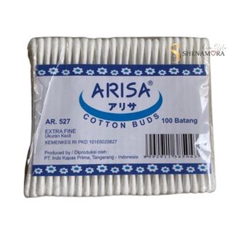 Arisa Cotton Buds Pack 100 Batang | Extra Fine Ukuran Kecil AR 527