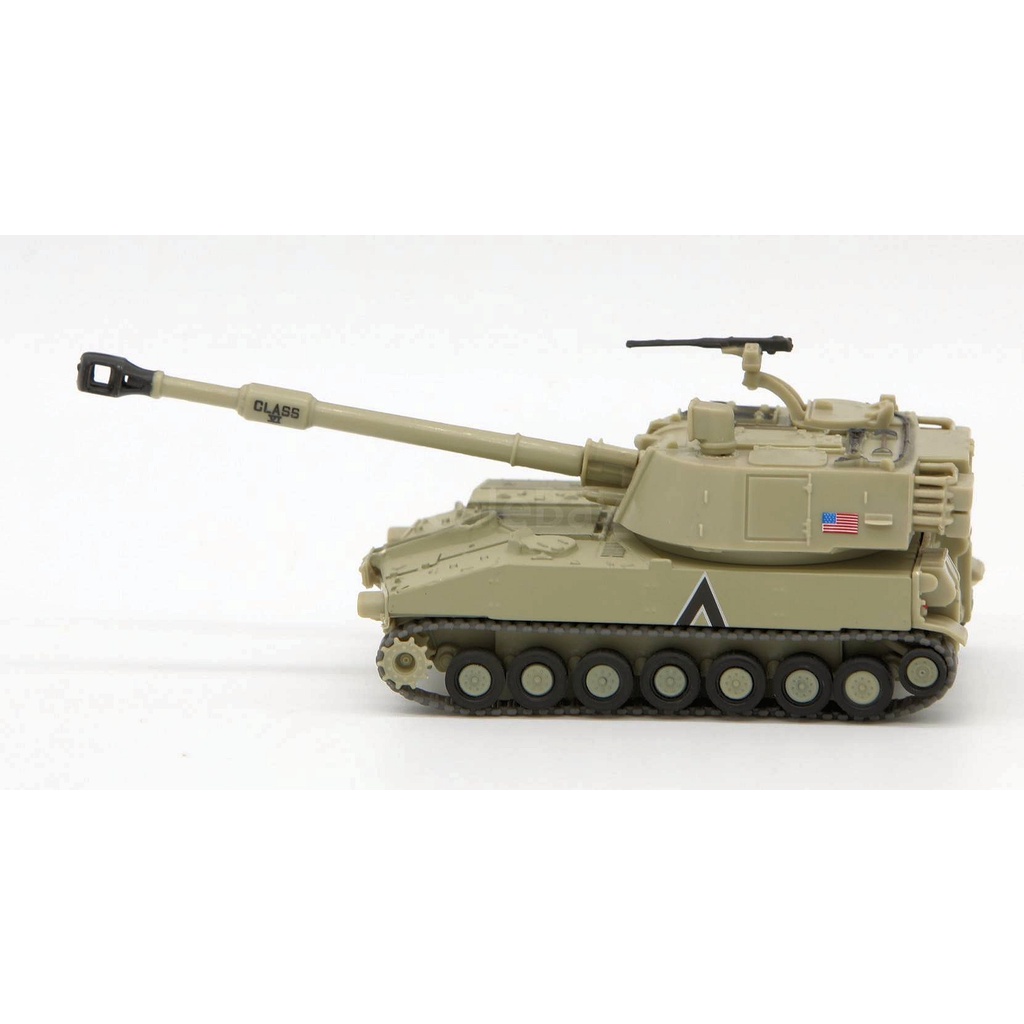 Diecast Kendaraan Tempur Tank Howitzer Swa Gerak M109 Paladin Amerika Serikat Skala 72