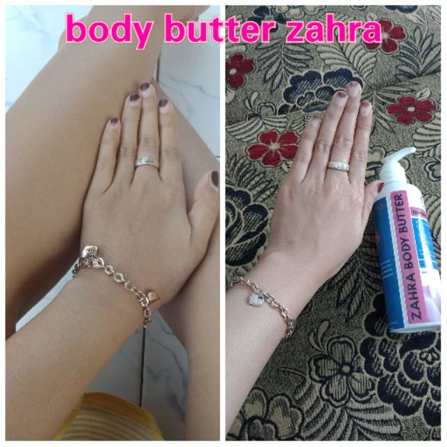 Hb lotion pemutih zahra body butter 250 ml