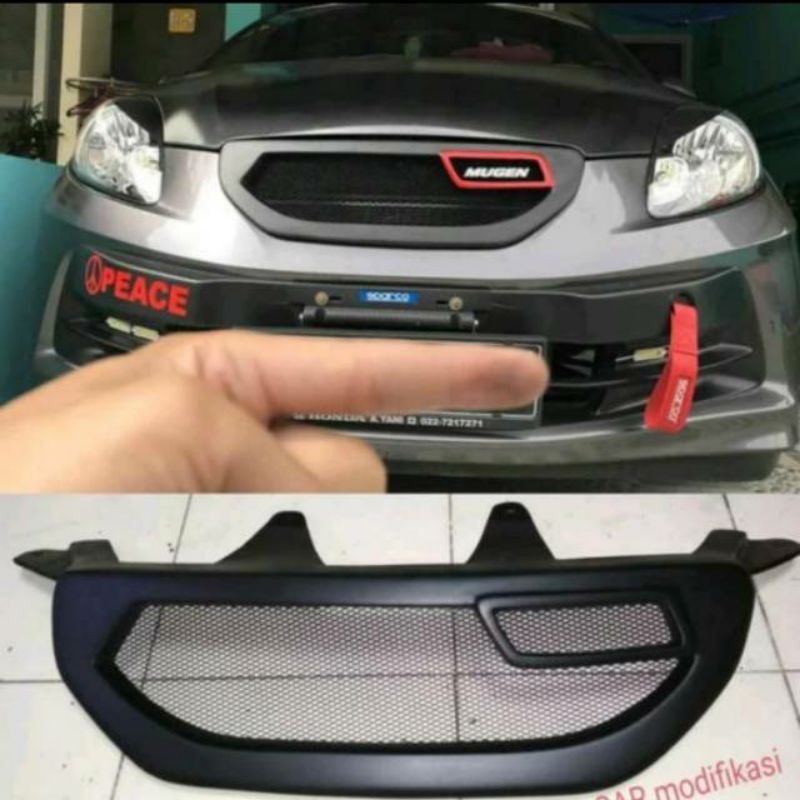 Gril depan racing Honda Brio old/ Brio lama