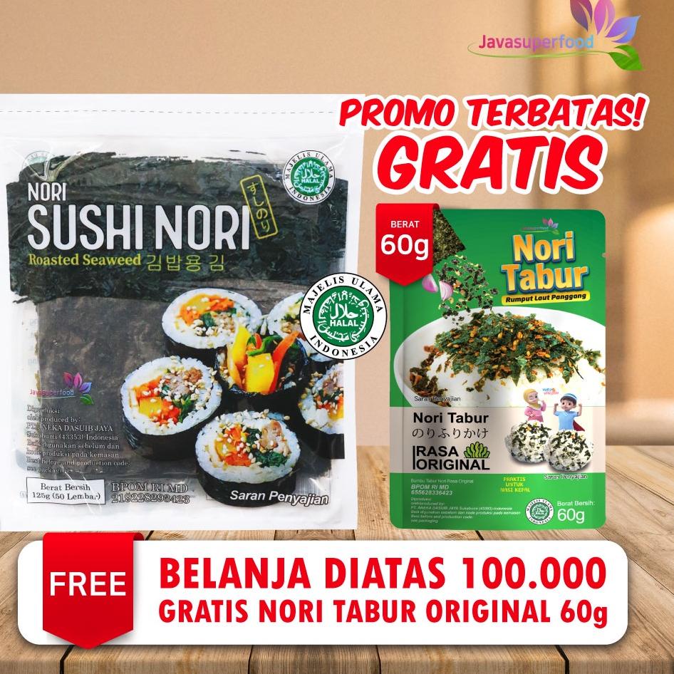 

Produk Terbaru AnE Sushi Nori Seaweed Rumput Laut Panggang / Roasted HALAL Trend@update