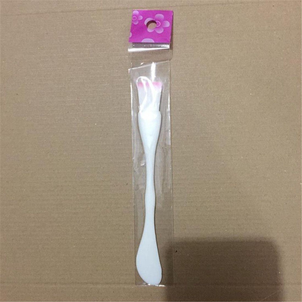 2 In 1 Brush Makeup Pelindung Wajah Kepala Ganda Warna Acak Lembutpatula