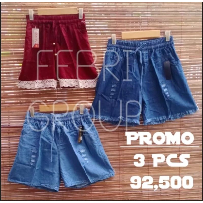 3 Pcs celana pendek wanita jeans celana pendek hotpants Levis/jeans denim cewek celana pendek wanita