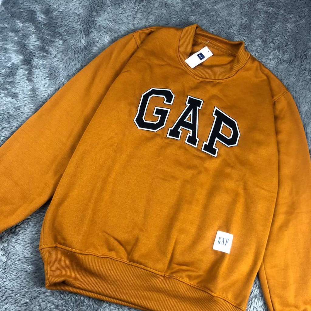 CREWNECK GAP FULL BORDIR PREMIUM | JAKET SWEATER GAP PRIA&amp;WANITA | SWITER OVER SIZE WANITA