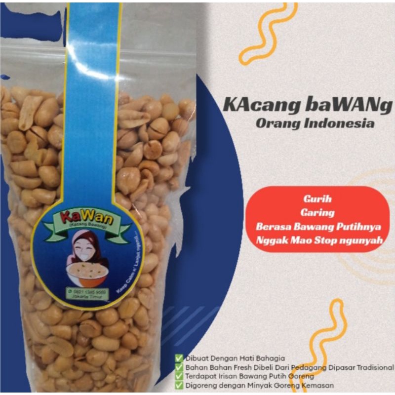 

Kacang Bawang Goreng Cemilan Enak Gurih Empuk Makanan Ringan