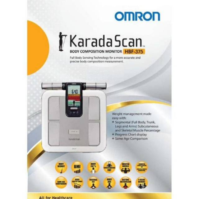 OMRON HBF 375 Karada Scan Body Composition Monitor HBF-375