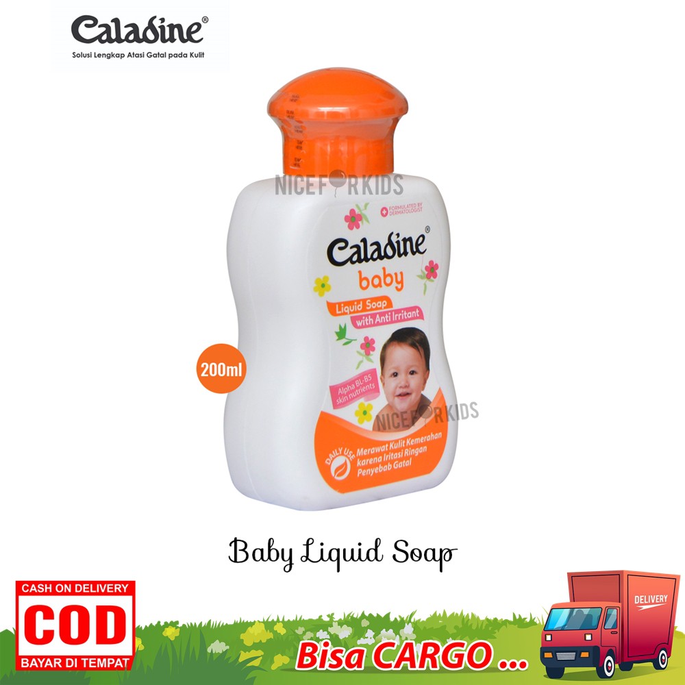 Caladine Baby Liquid Soap 110 ml 200 ml / Sabun Bayi Cair Kulit Iritasi