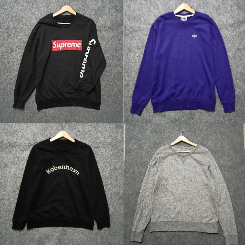 Crewneck Sweater Preloved Second Oversize